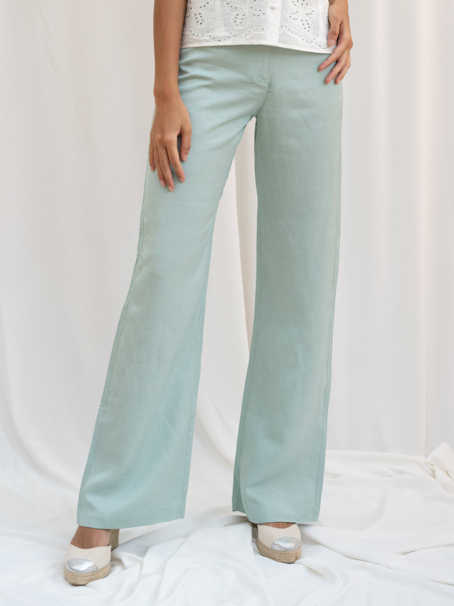 Aquamarine pants
