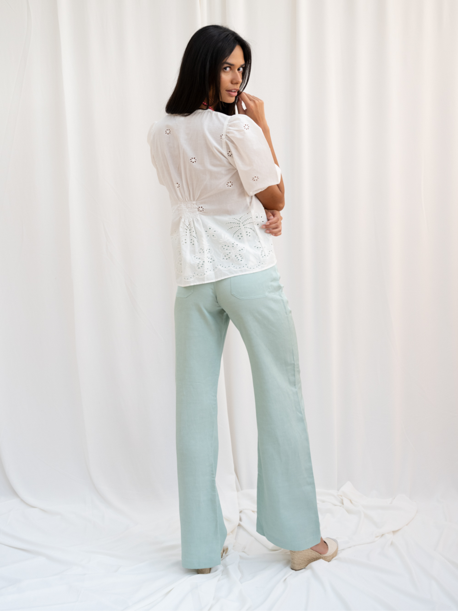 Aquamarine pants