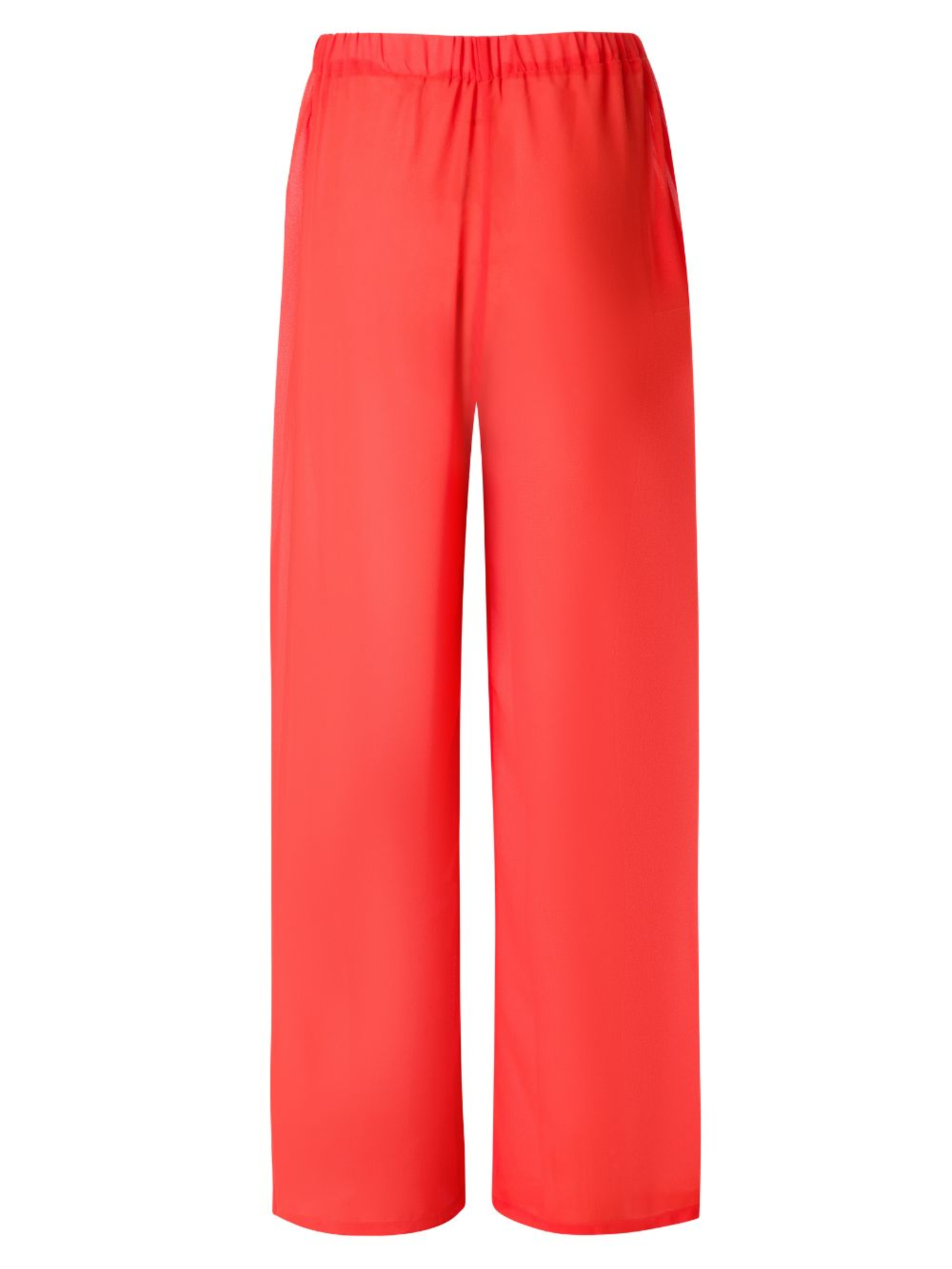 Flowing coral trousers