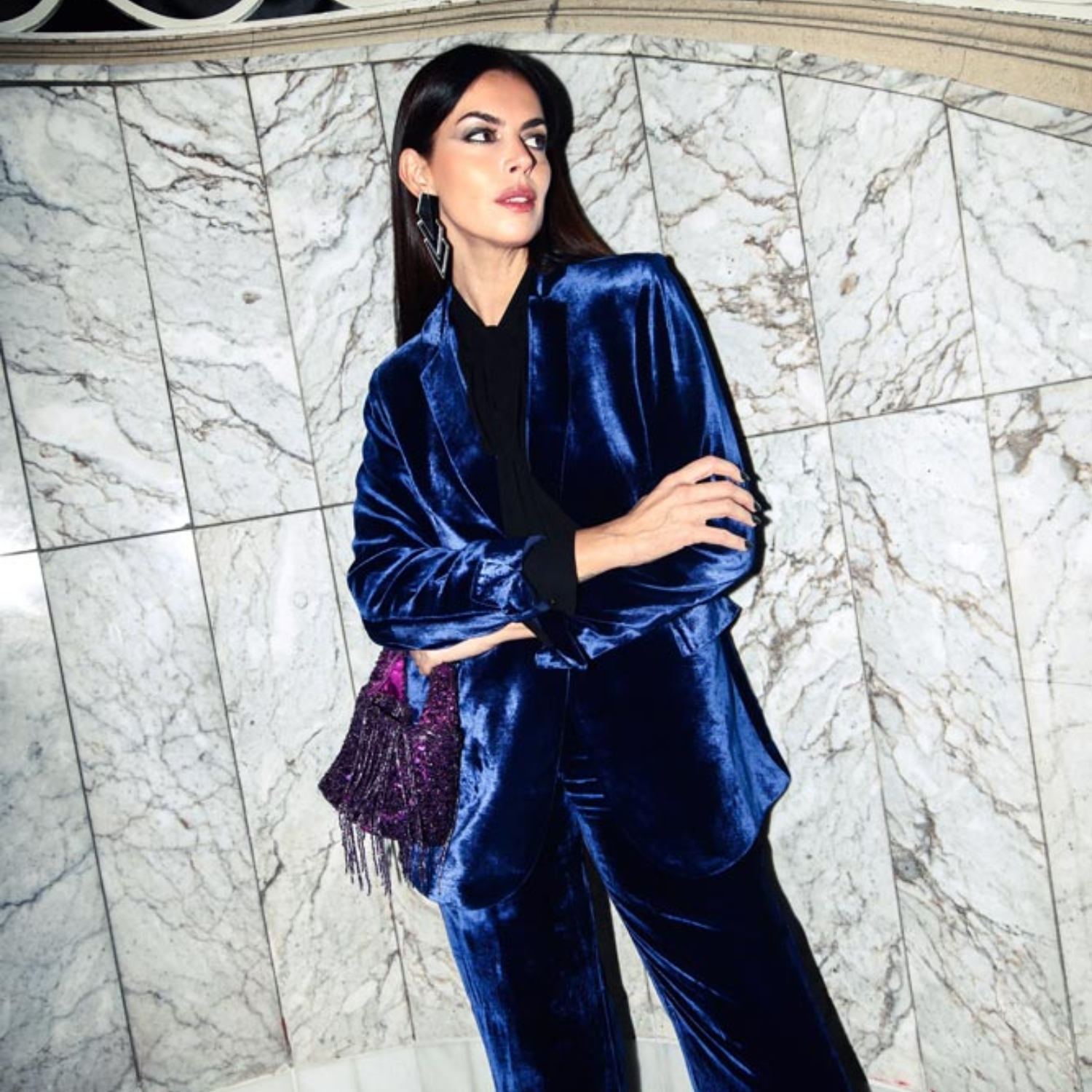 Blue Velvet Blazer