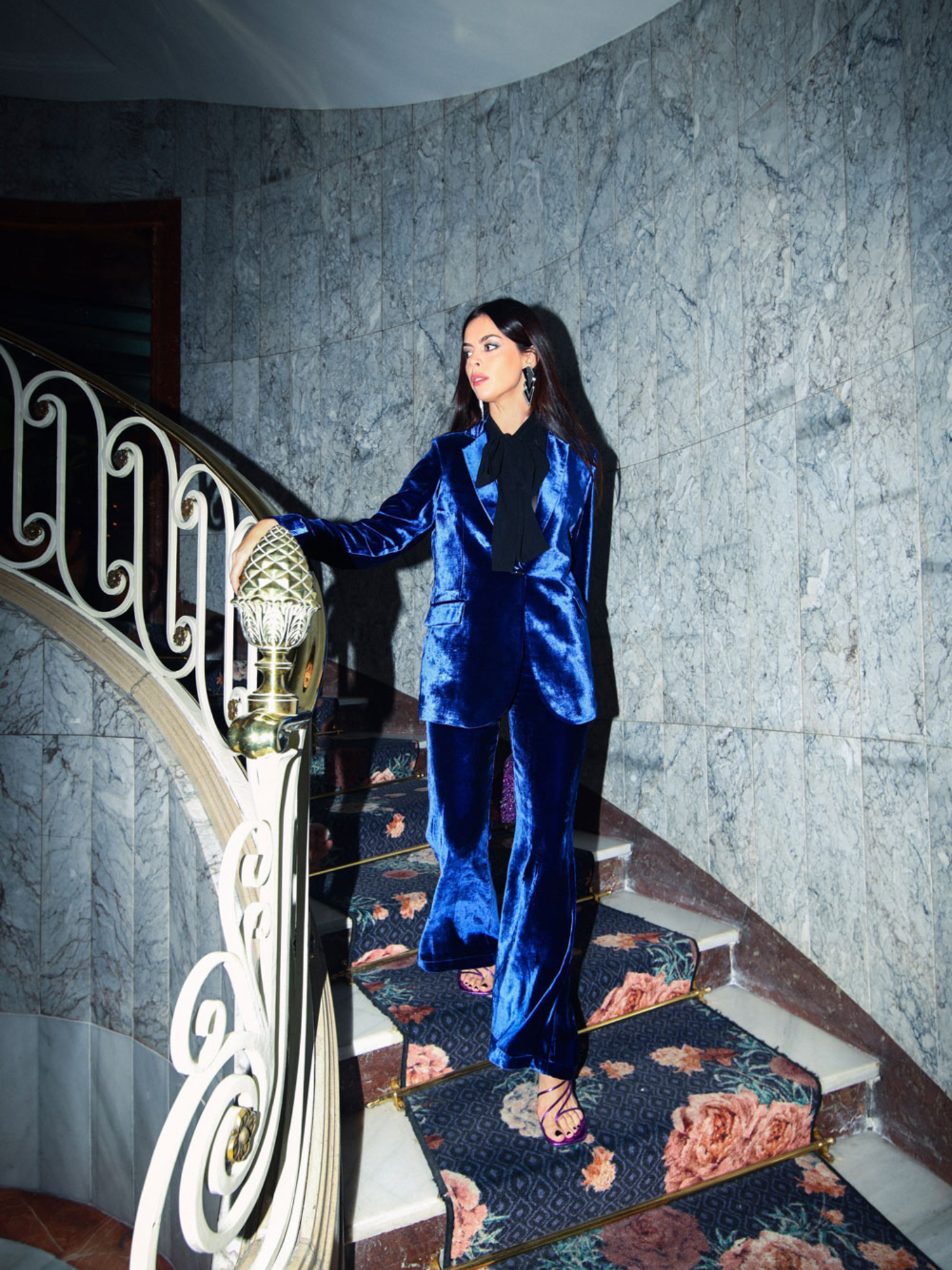Blue Velvet Blazer