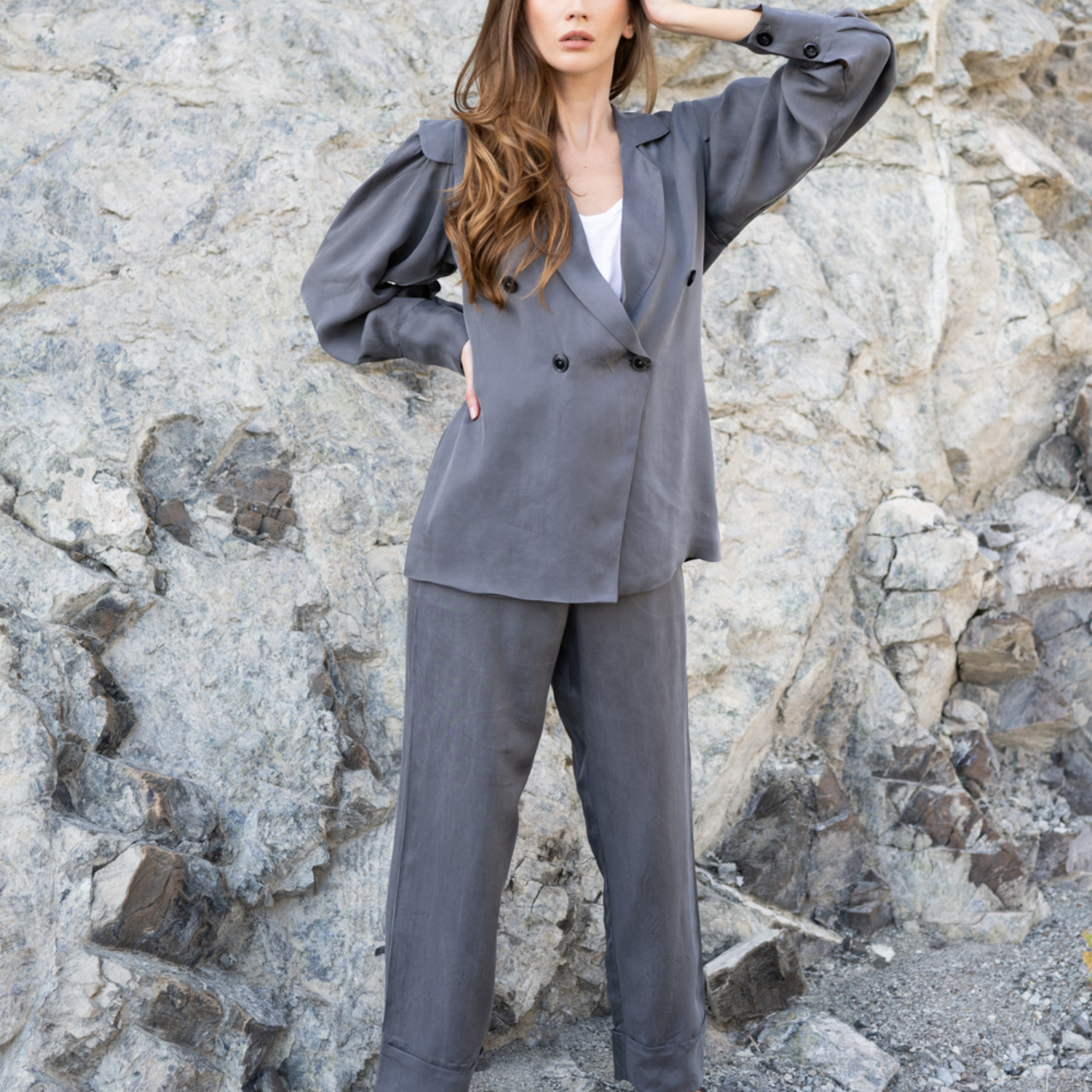 Topaz Grey Blazer