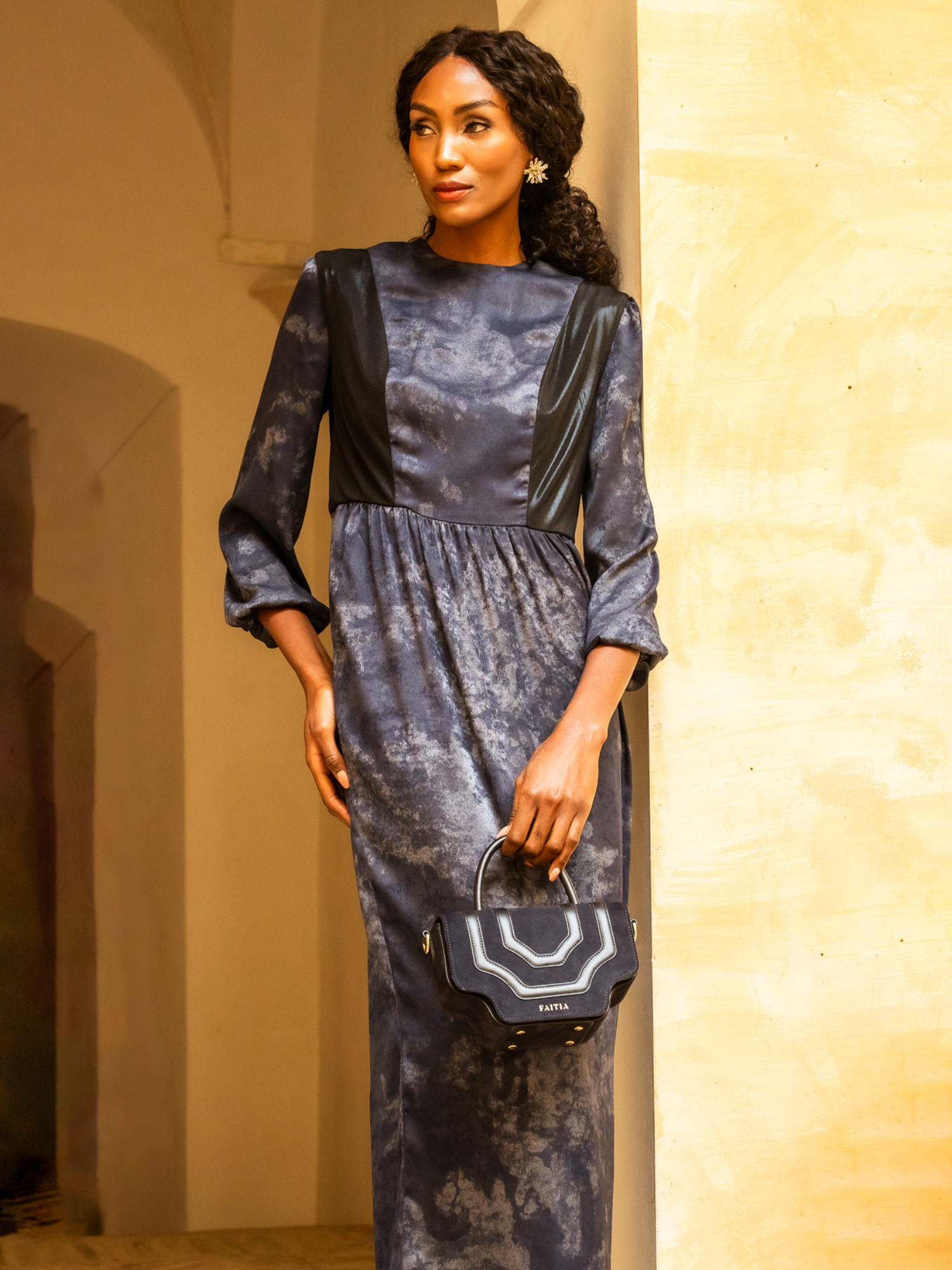 Vestido Dos texturas