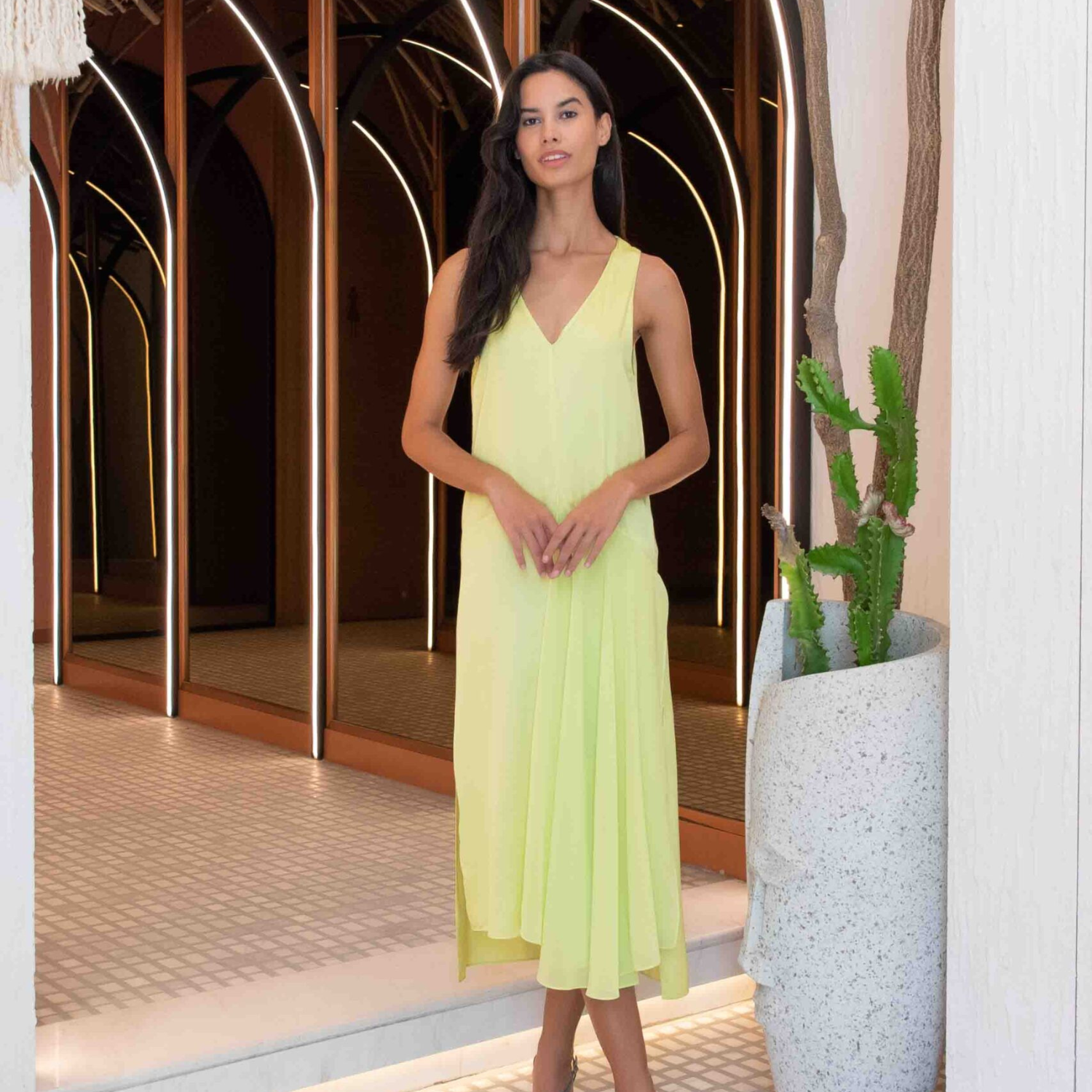 Lime dress