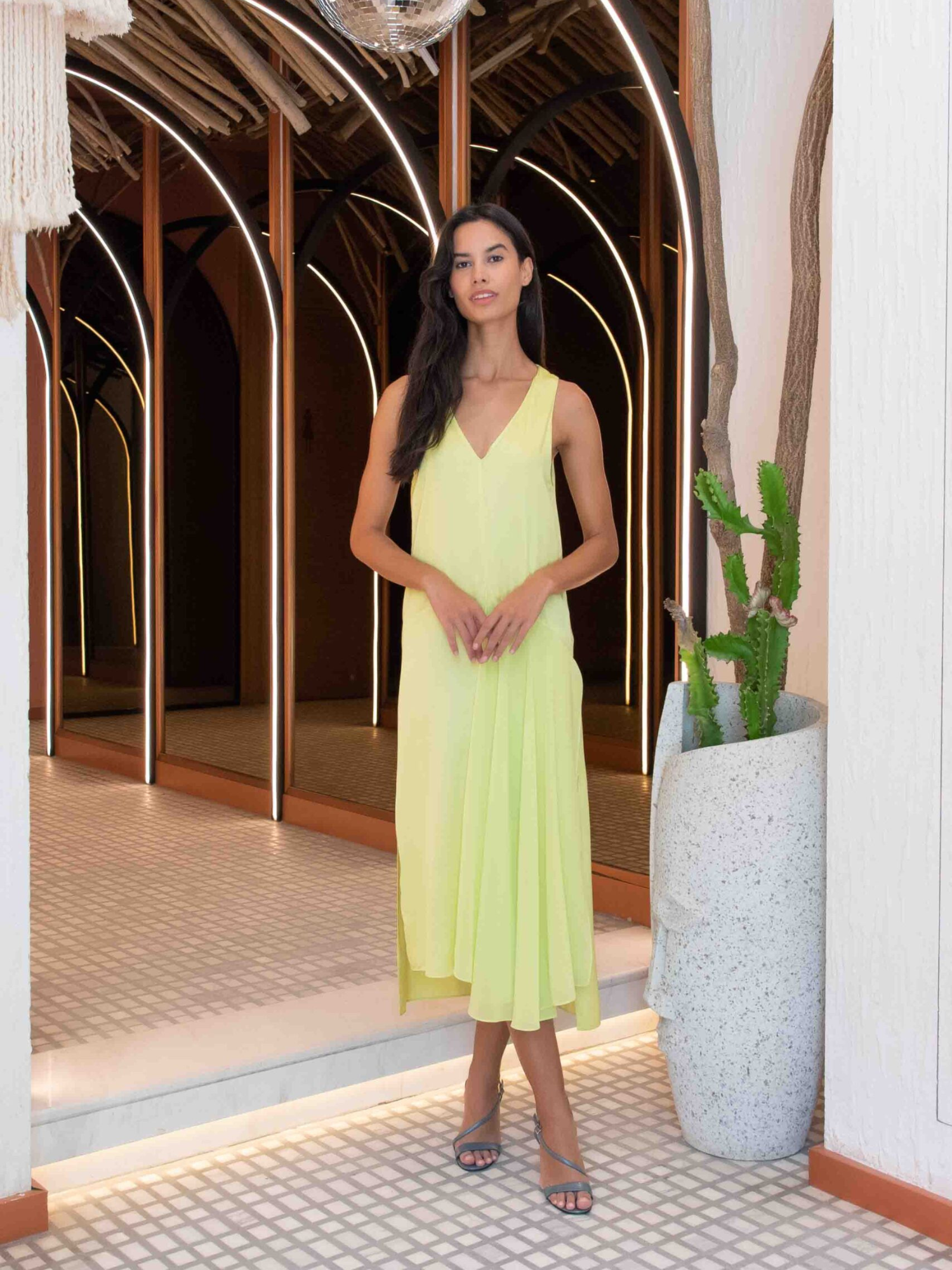 Lime dress