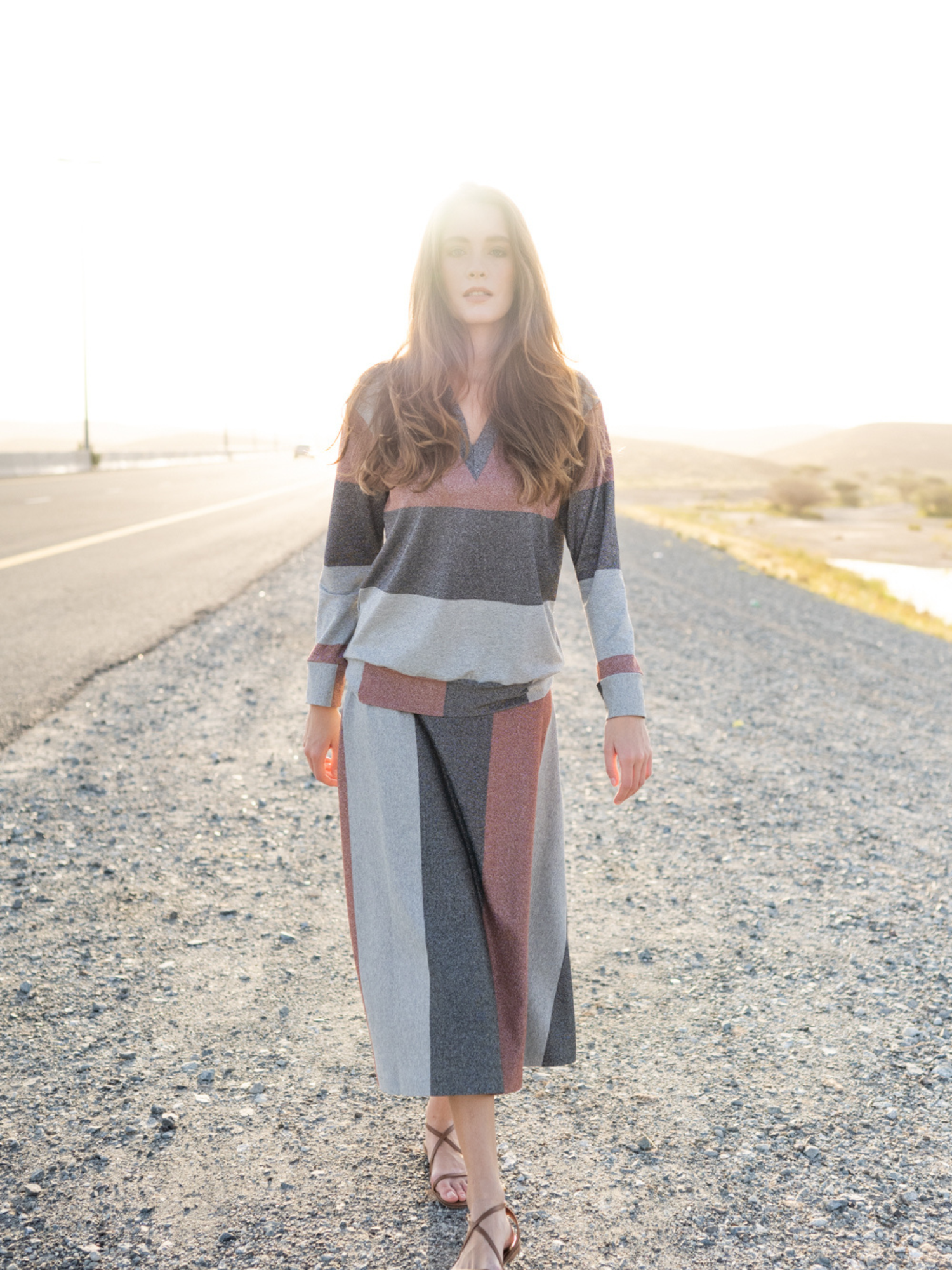 Amethyst Grey Skirt