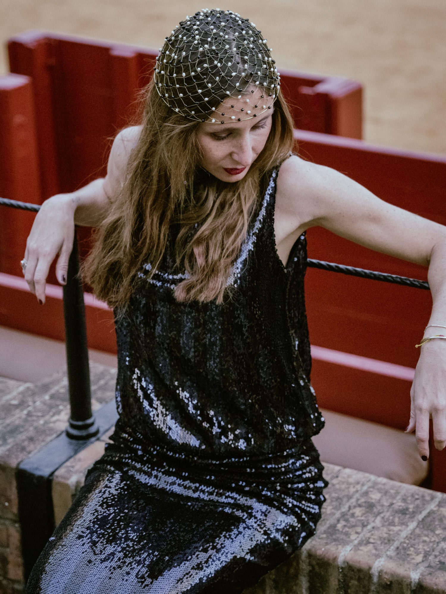 Sequin skirt
