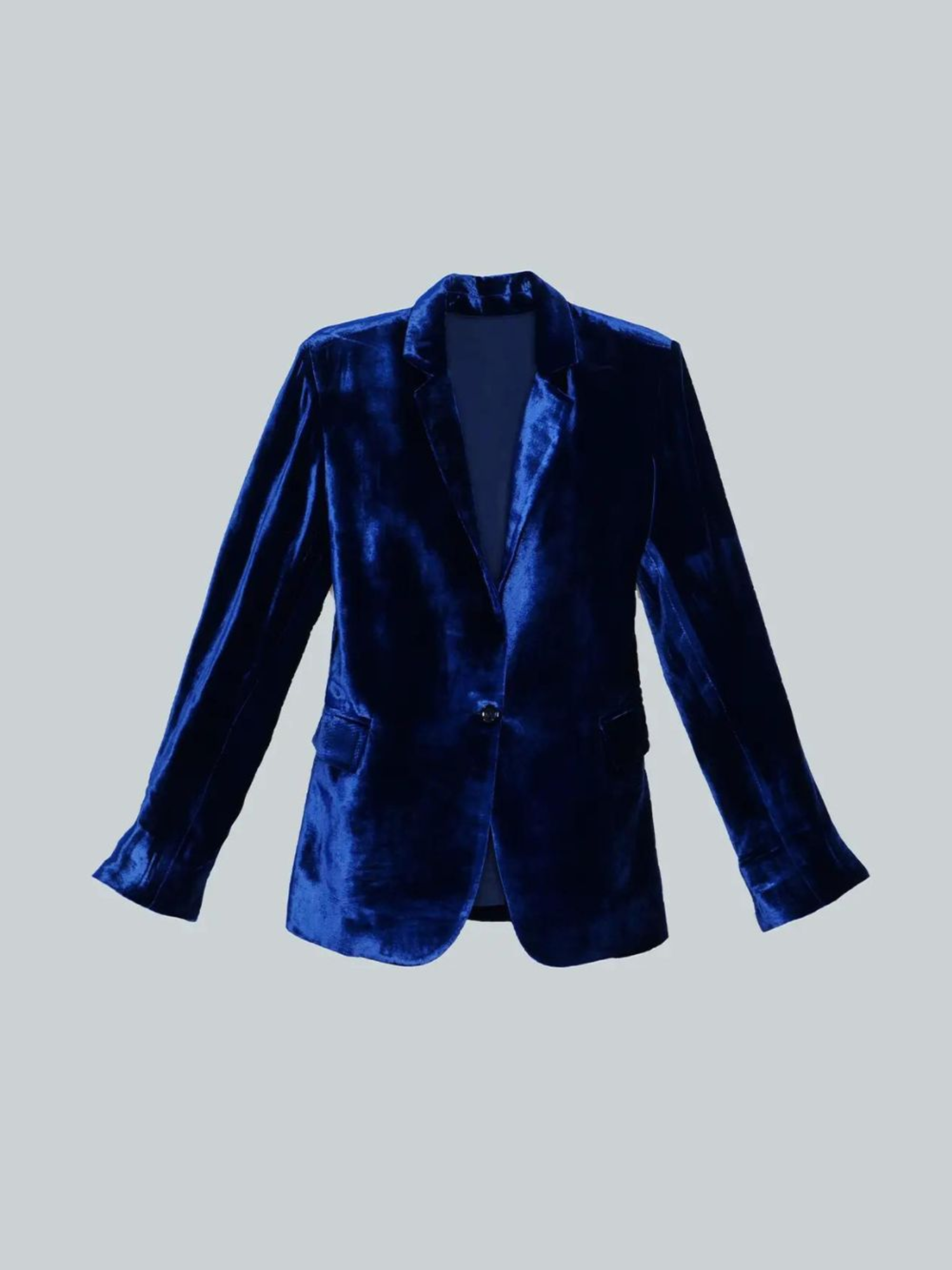 Blazer Terciopelo Azul