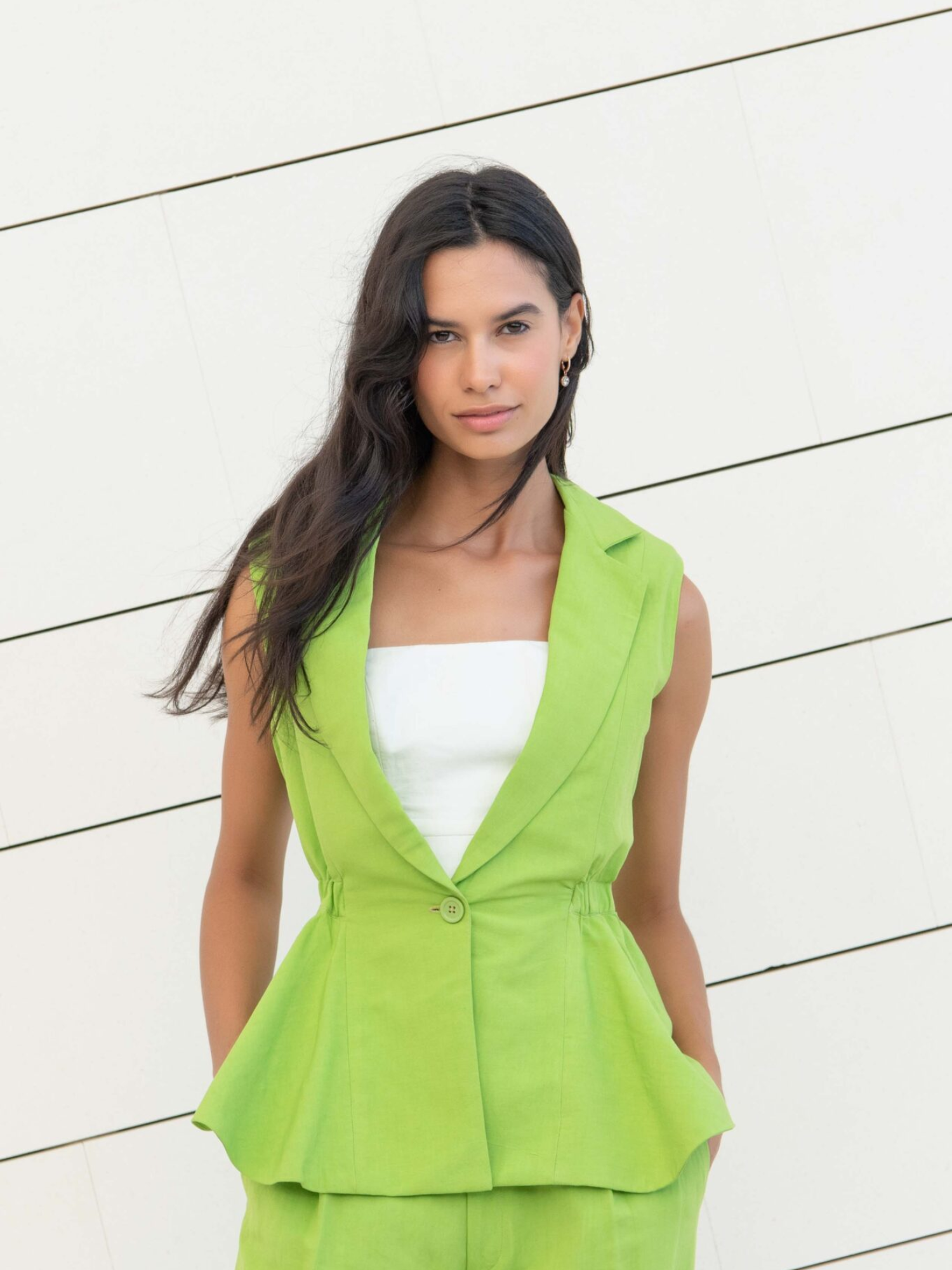 Apple Green Vest