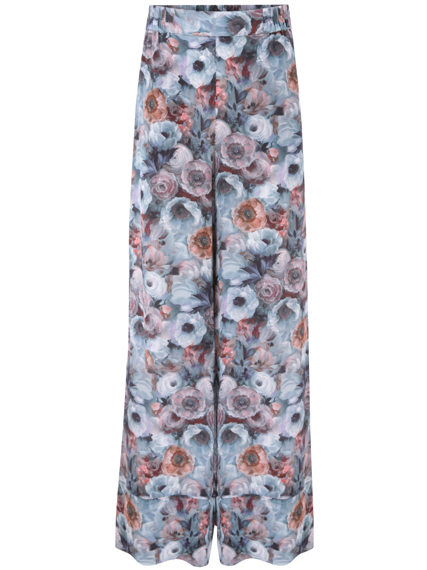 Pantalón estilo pijama Flores