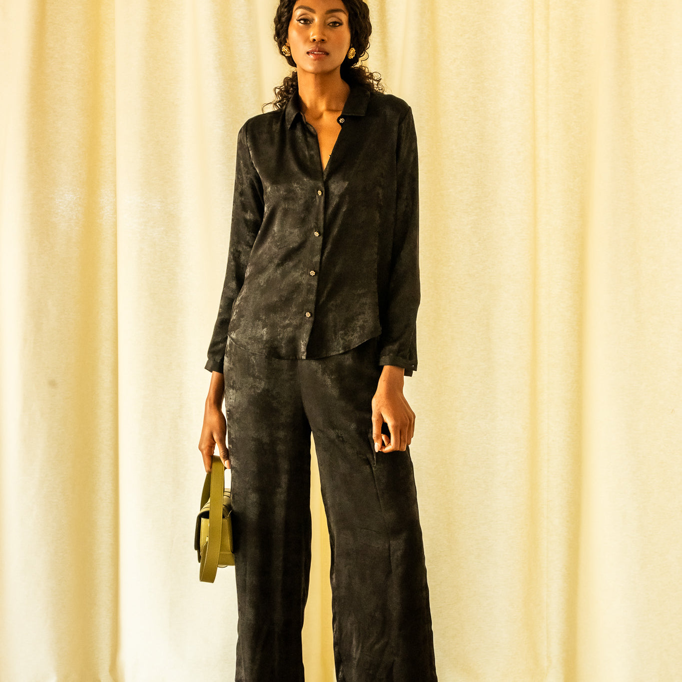 Pantalón Negro textura