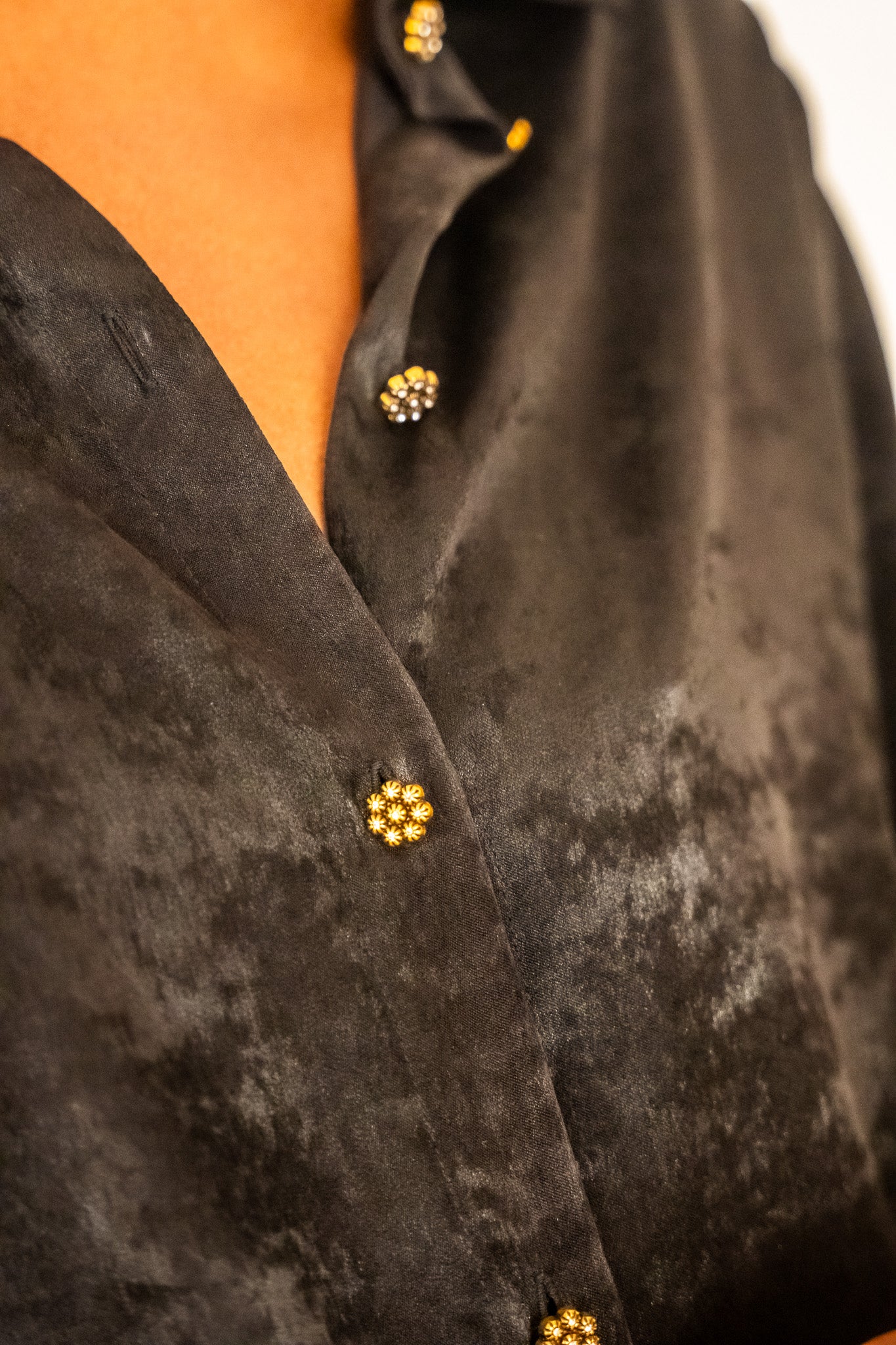 Camisa negra textura