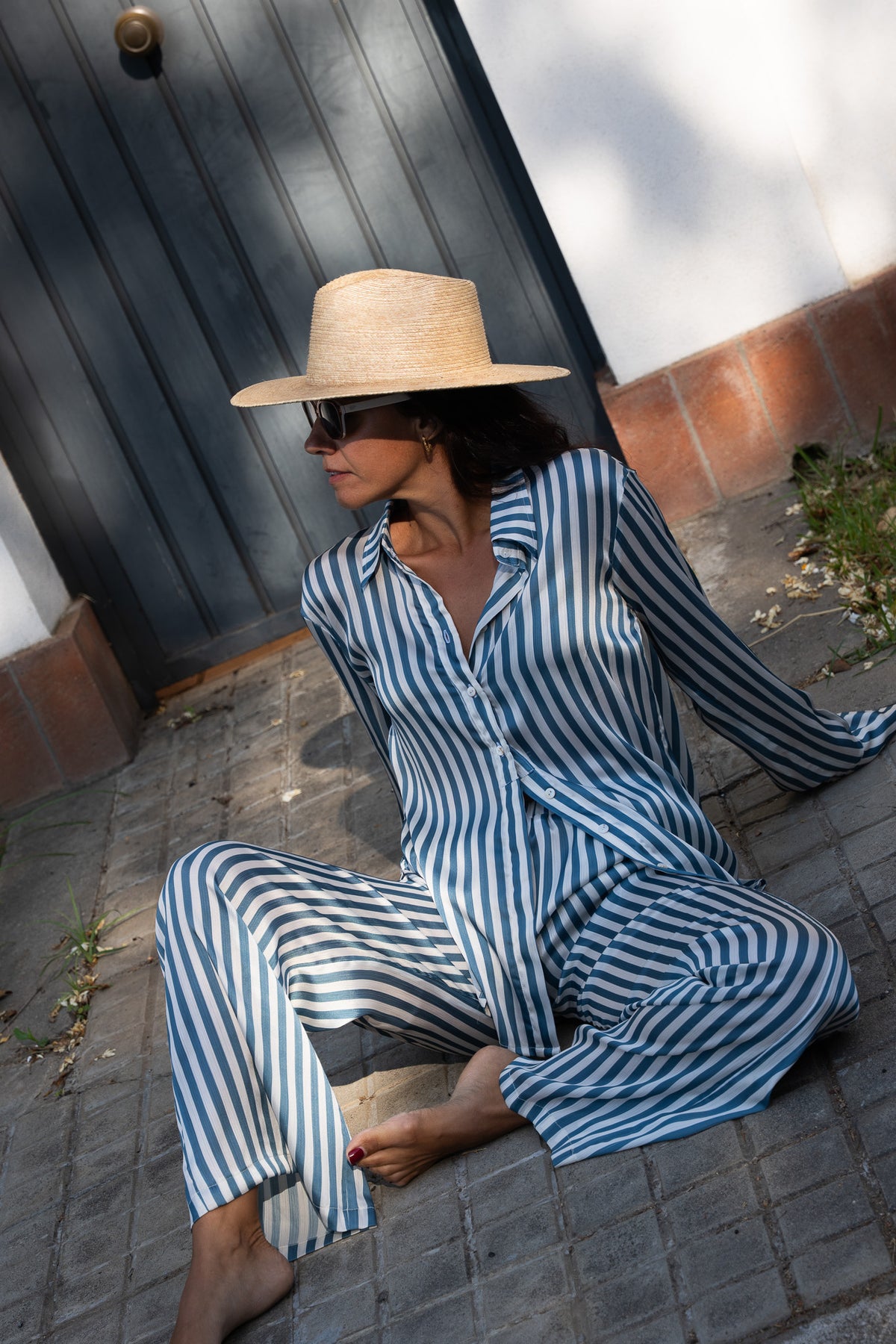 Pantalon pijamero rayas