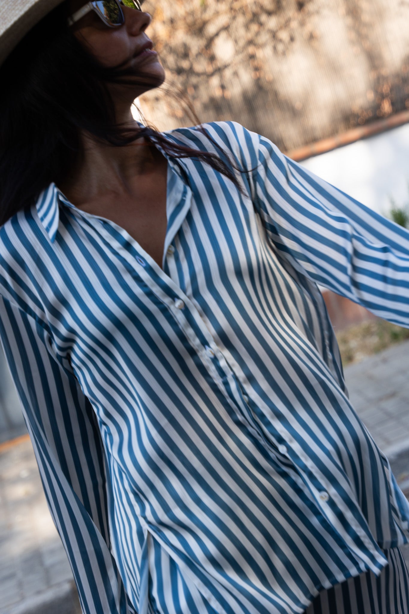 Camisa manga larga rayas