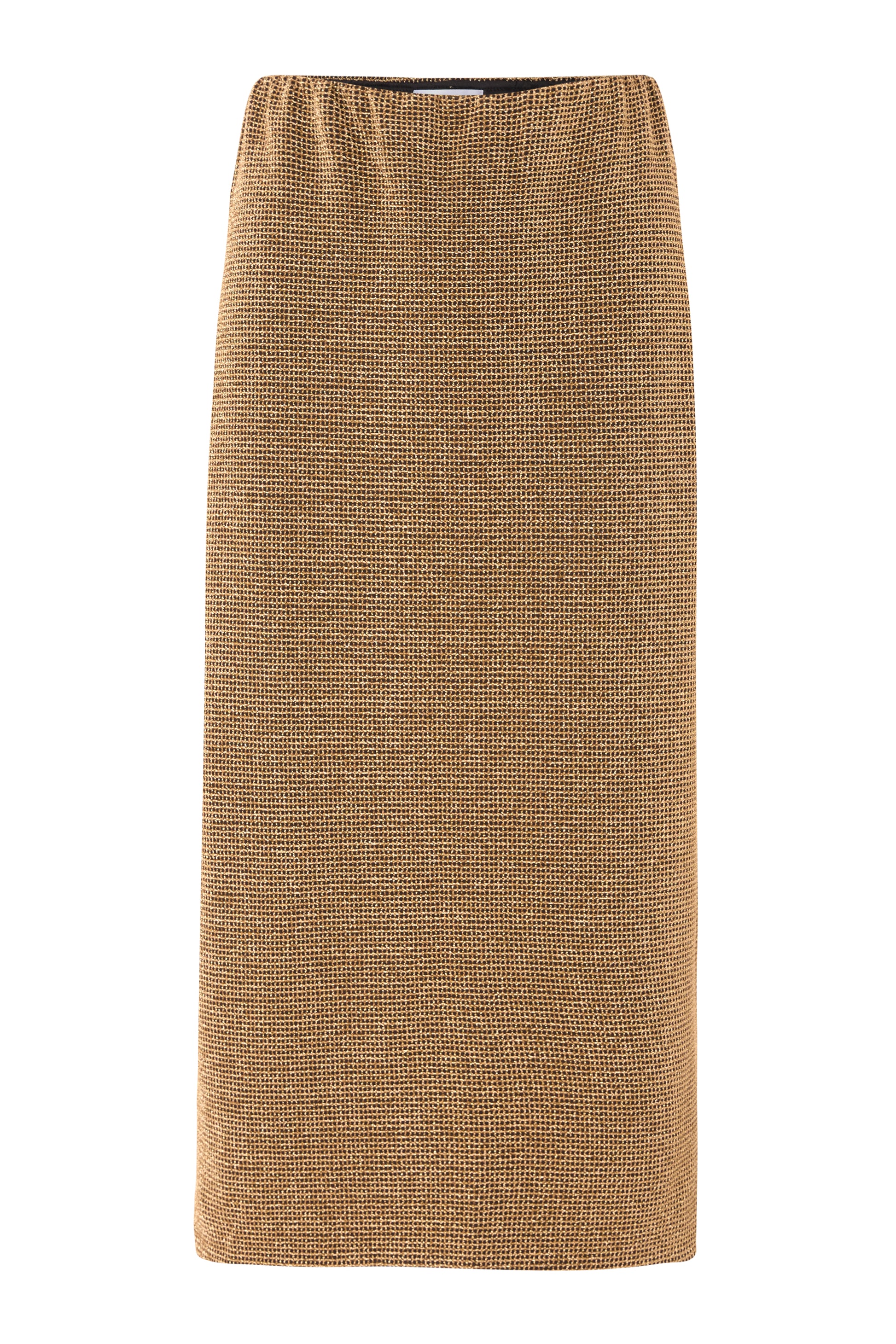 Falda dorada lurex con textura